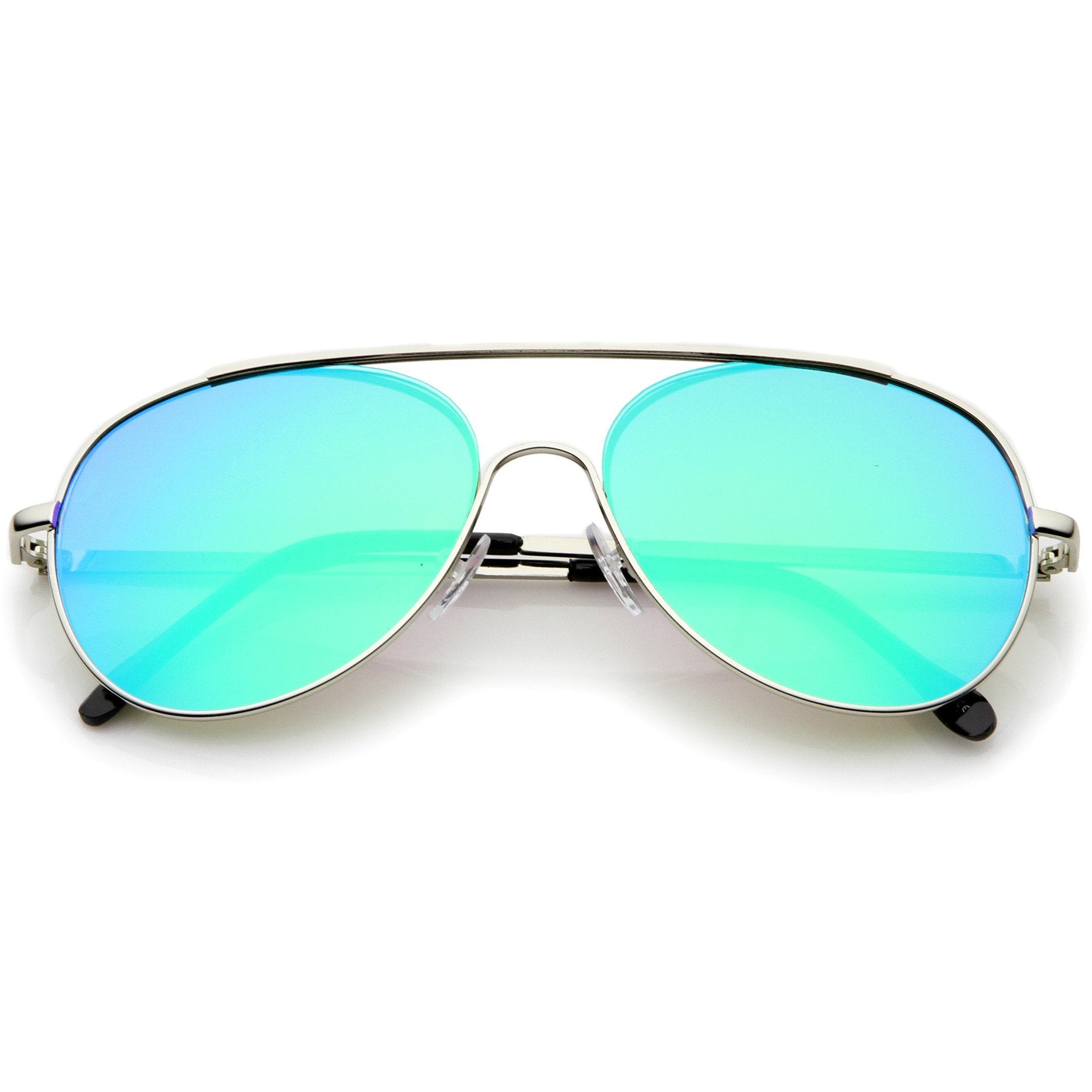 Buy MARC LOUIS Aviator Sunglasses With Polarized UV Protected Lens ML 3025E  SILVER GREEN MIRROR SG Online at Best Prices in India - JioMart.