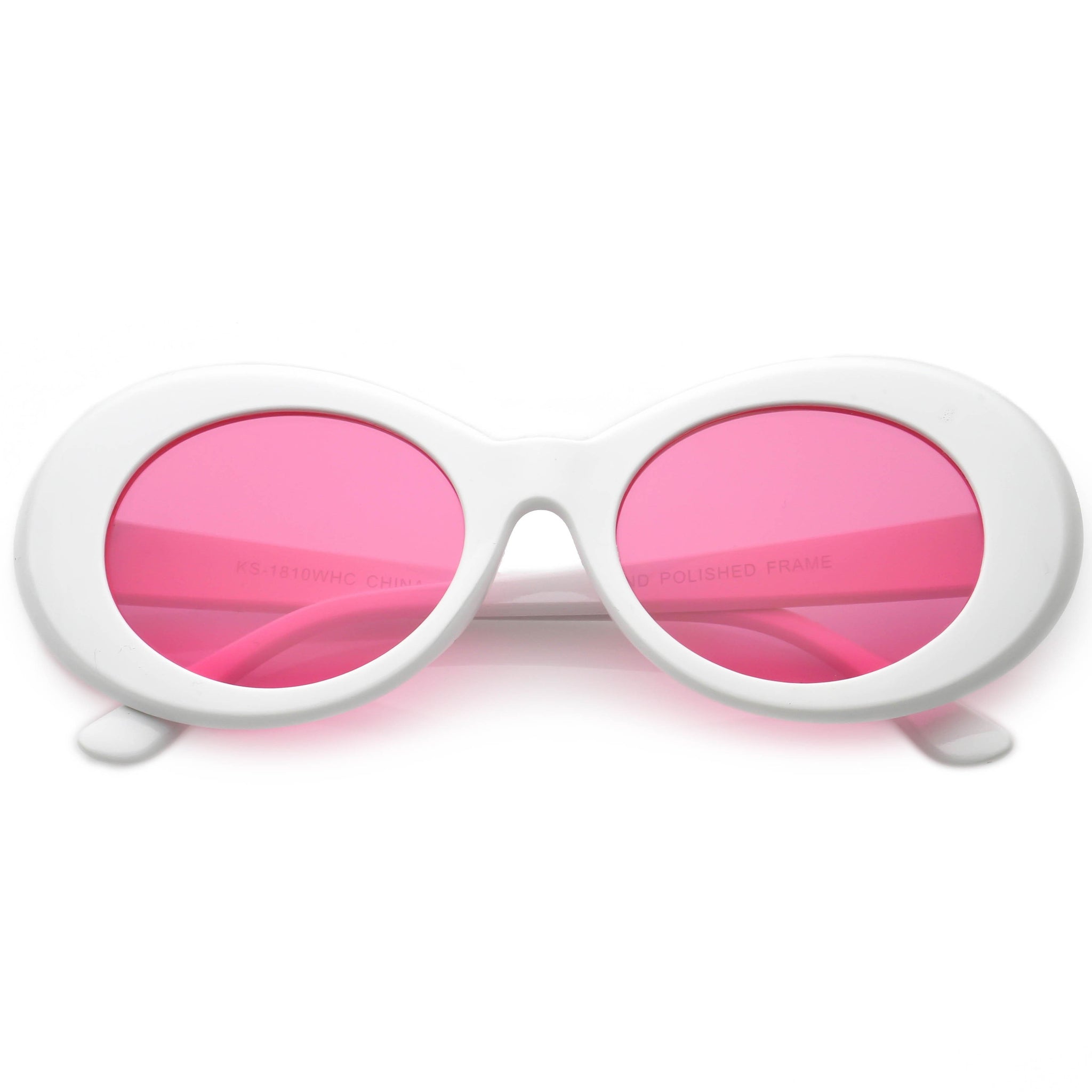 clout goggles Retro 1990's Fashion Clout Goggle Oval Colored Lens Sunglasses