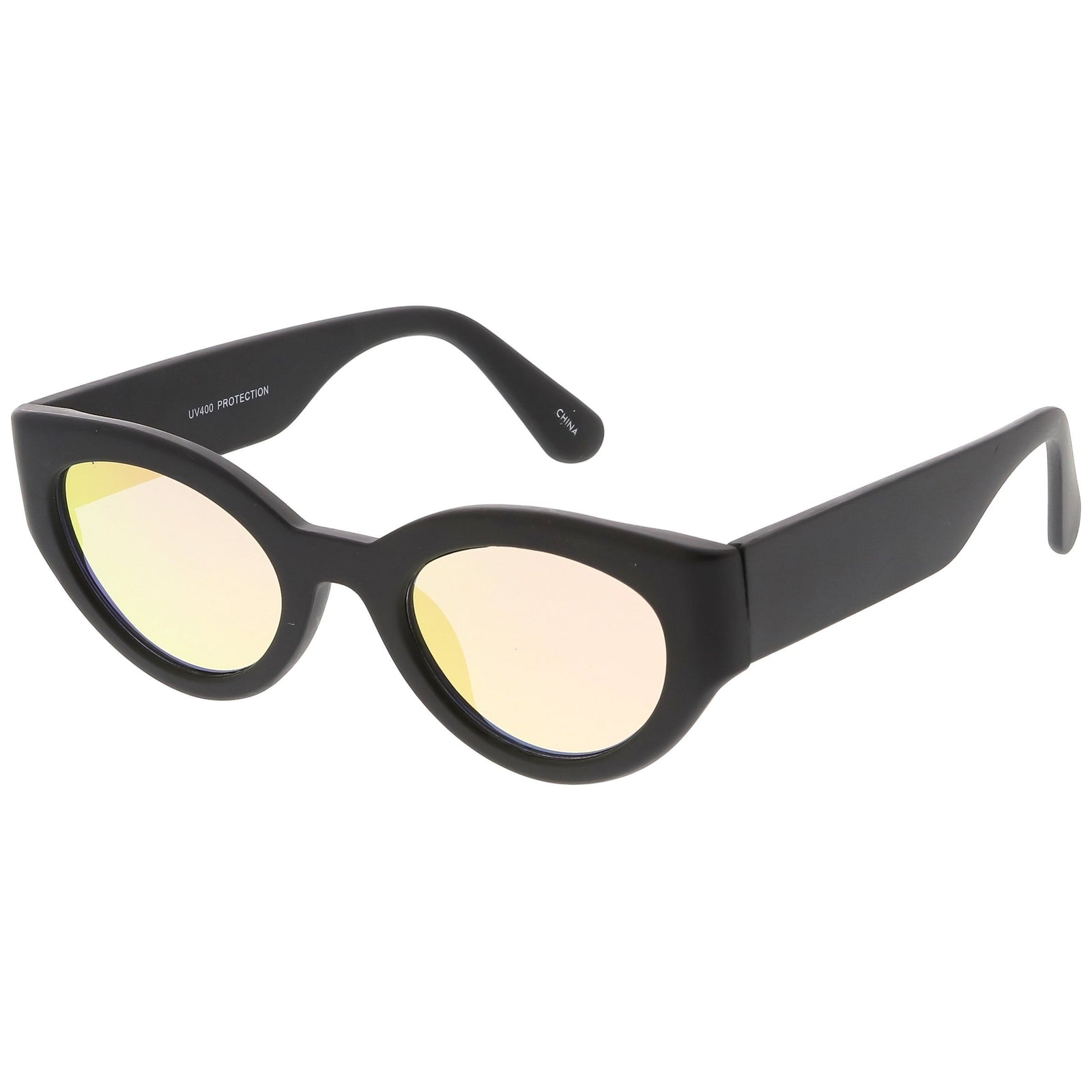 Matte Black Pink Mirror