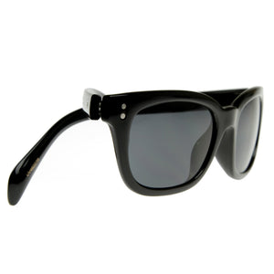 Classic Oval Horned Rim Sunglasses